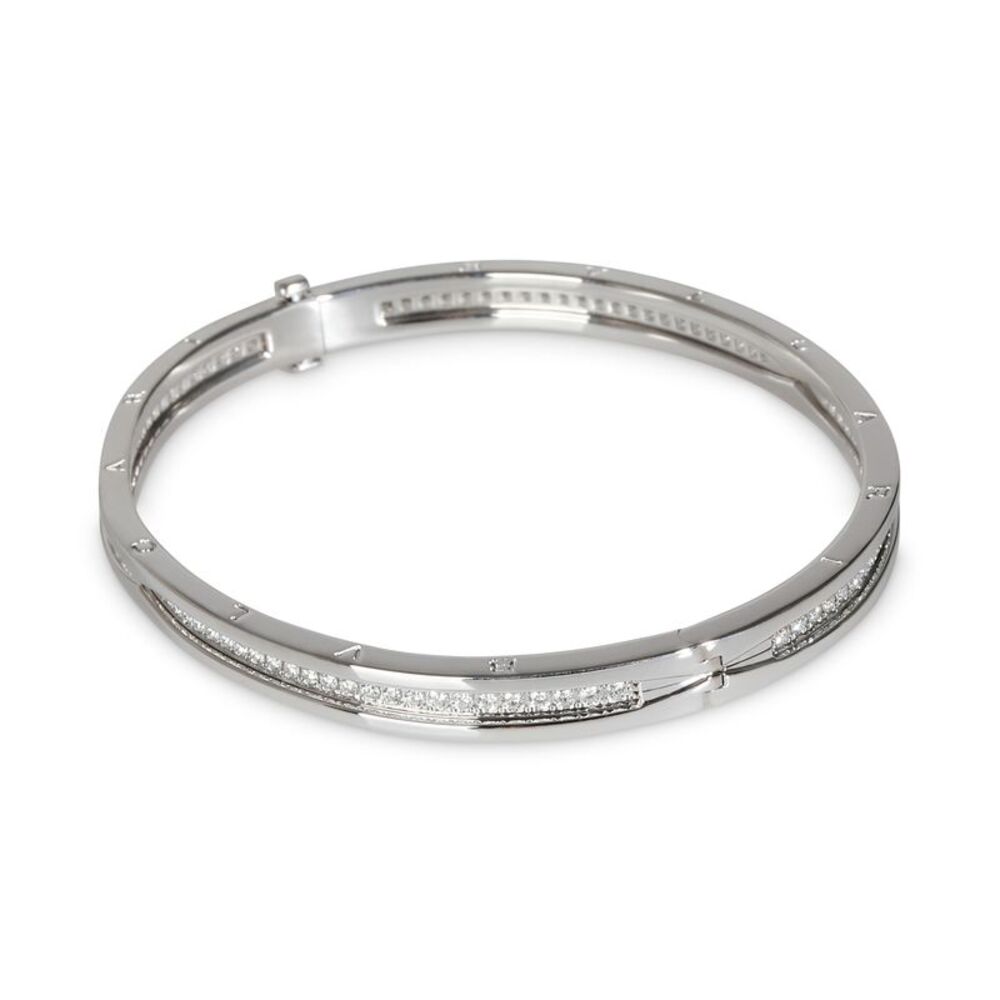BVLGARI B.zero1 Bracelet in 18k White Gold 1.01 CTW - Picture 3 of 6